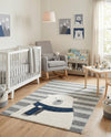 Wonder Tykes Collection Area Rug -  Dreamland Rectangle Gray  lifestyle 12