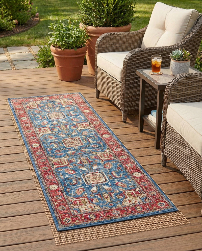 All-Weather Floor Shield Collection Rug Pad - Terracotta Runner Brown  lifestyle 32