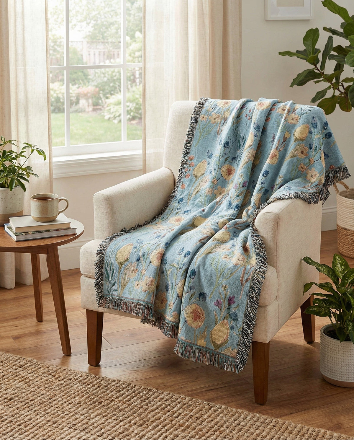 Fleece Haven Collection Area Rug -  Zumbro Rectangle Multi  lifestyle 3