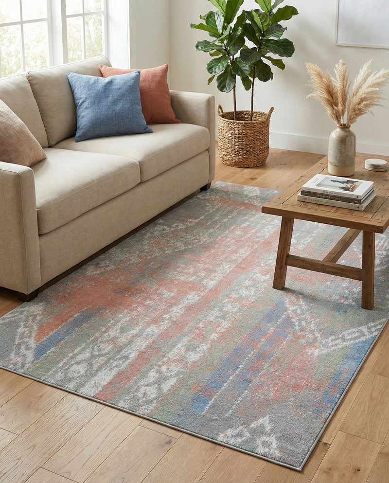 Aegean Elegance Washables Collection Area Rug -  Zakynthos Rectangle Multi  lifestyle 18