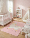 Wonder Tykes Collection Area Rug -  Marvel Rectangle Pink  lifestyle 16