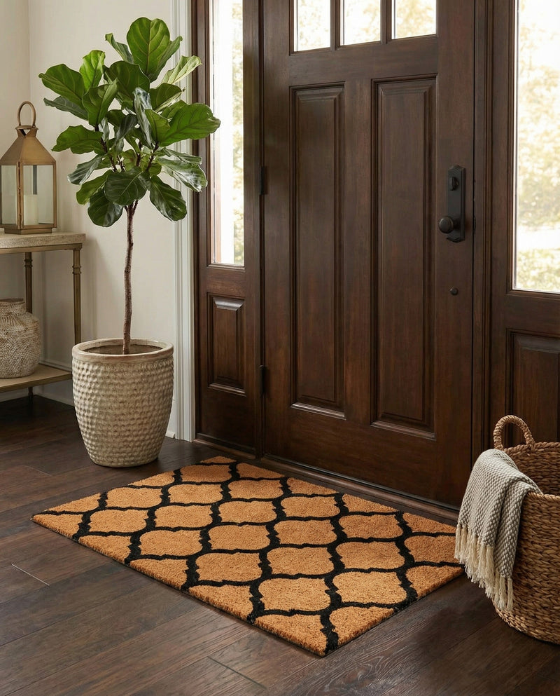 Threshold Welcome Collection Area Rug -  Portico Rectangle Natural  lifestyle 5
