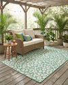 Savannah Escape Collection Area Rug -  Amazon (Green Blue) Rectangle Green Blue  lifestyle 23