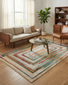 Outdoor Marrakesh Collection Area Rug -  Ouarzazate Rectangle Multi Beige  lifestyle 10