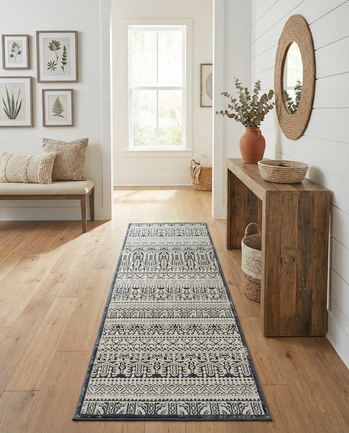 Metro Heights Collection Area Rug -  Chelsea Runner Blue  lifestyle 112
