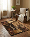 Bistro Lounge Collection Area Rug -  Affogato Rectangle Brown  lifestyle 31