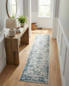 Riviera Elegance Collection Area Rug - Antibes (Light Blue) Runner Light Blue  lifestyle 87