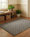 Savannah Pergola Collection Area Rug - Savannah Rectangle Chocolate Brown  lifestyle 45