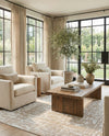 Sanctuary Retreat Collection Area Rug -  Asylum Rectangle White Bone  lifestyle 31