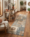 Savannah Sojourn Collection Area Rug -  Tsavo Runner Multi  lifestyle 61