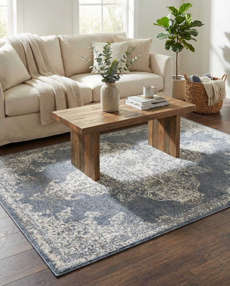 Gobi Sands Collection Area Rug -  Lop Rectangle Gray  lifestyle 17