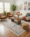 Seville Stripes Collection Area Rug -  Malaga (Ivory) Rectangle Ivory  lifestyle 16
