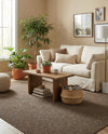 Sahara Sands Collection Area Rug -  Rosetta Rectangle Brown  lifestyle 18