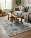 Mykonos Manor Collection Area Rug -  Paros Rectangle Gray  lifestyle 40