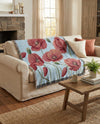 Fleece Haven Collection Area Rug -  Xenia Rectangle Red  lifestyle 3