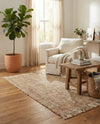 Savannah Jute Collection Area Rug - Tahoe Rectangle Natural  lifestyle 8
