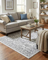 Charleston Elegance Collection Area Rug - Harborview Rectangle White  lifestyle 17