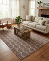 Geo Garden Lattice Collection Area Rug -  Casablanca Rectangle Dusty Rose  lifestyle 21