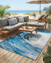 Urban Terrace Collection Area Rug - Veranda Rectangle Blue  lifestyle 17