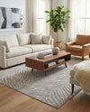 Bloomsbury Elegance Collection Area Rug -  Chelsea Rectangle Gray and Ivory  lifestyle 35