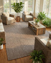 Seaside Serenity Collection Area Rug - Veranda (Light Brown) Rectangle Light Brown  lifestyle 7