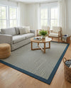 Terrace Fringe Collection Area Rug - Oceanside Rectangle Navy Blue  lifestyle 22