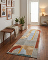 Urban Terrace Collection Area Rug -  Deck Runner Multi  lifestyle 75