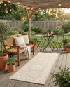 Tribal Terrace Treasures Collection Area Rug -  Incan Isle (Natural) Runner Natural  lifestyle 50