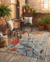 Urban Terrace Collection Area Rug -  Boulevard Rectangle Multi  lifestyle 4