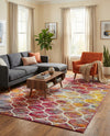 Trellis Mosaic Collection Area Rug -  Pergolatown (Multi) Rectangle Multi  lifestyle 8