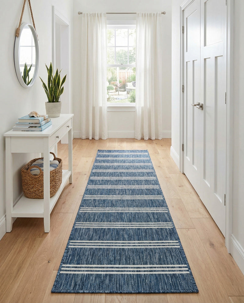 Urban Oasis Rugs Collection Area Rug -  District (Blue) Runner Blue  lifestyle 19