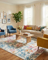 Meadow Breeze Collection Area Rug -  Sunbeam Rectangle Ivory  lifestyle 20