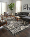 Horizon Collection Area Rug - Dawn Rectangle Gray  lifestyle 51