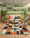 Outdoor Marrakesh Collection Area Rug -  Tangier Rectangle Multi  lifestyle 11