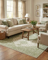 Dover Terrace Collection Area Rug - Marina (Green) Rectangle Green  lifestyle 16