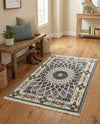 Persian Elegance Collection Area Rug -  Hamedan (Blue) Rectangle Blue  lifestyle 13
