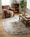 Riviera Elegance Collection Area Rug - Antibes (Beige) Oval Beige  lifestyle 66
