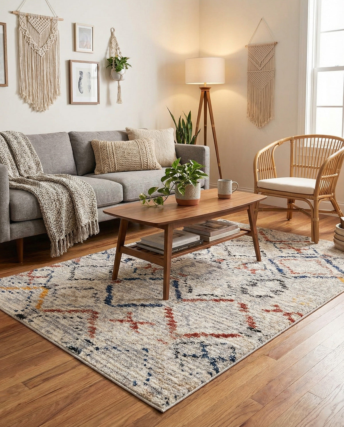Santa Fe Trails Collection Area Rug - Canyon Rectangle Multi  lifestyle 16