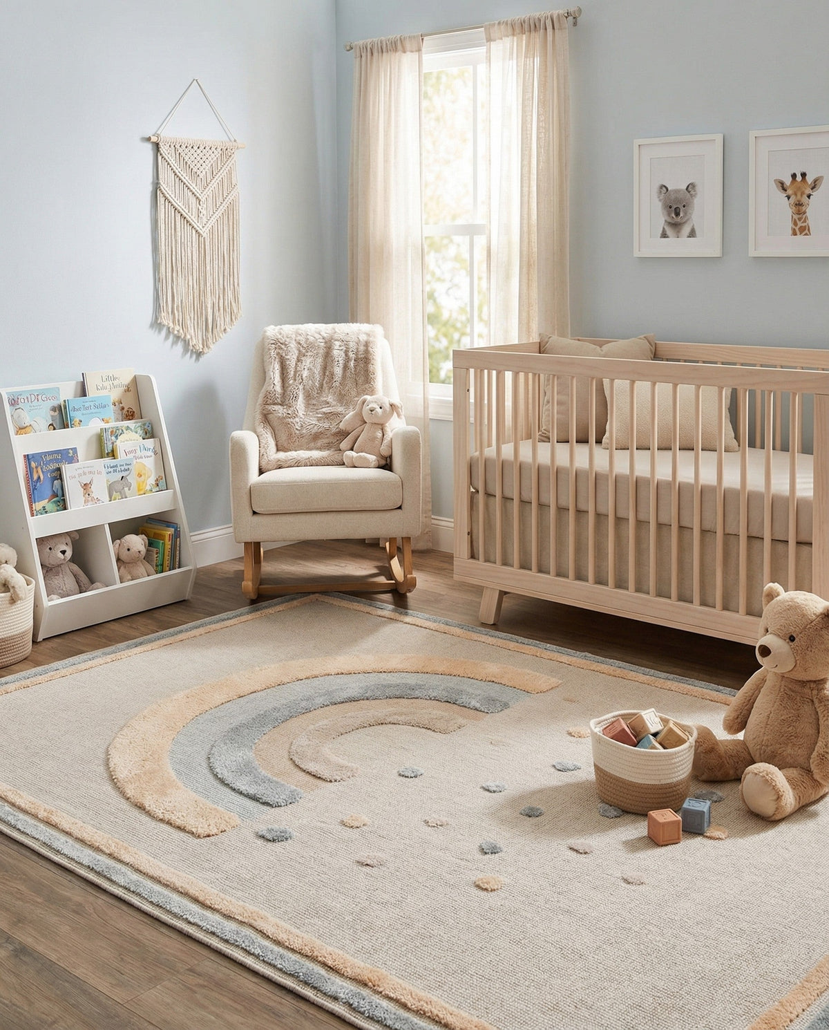 Wonder Tykes Collection Area Rug -  Frolicfield Rectangle Multi  lifestyle 12