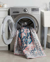 Laguna Sands Collection Area Rug -  Zuma Rectangle Navy Blue  lifestyle 5