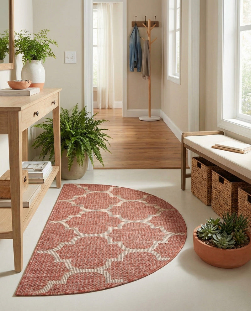 Savannah Pergola Collection Area Rug - Arbor (Rust Red) Hearth Rust Red  lifestyle 55