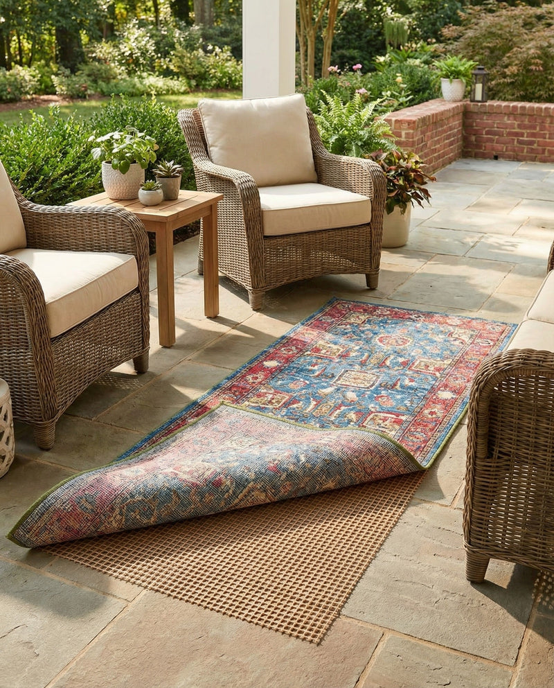 All-Weather Floor Shield Collection Rug Pad - Terracotta Runner Brown  lifestyle 33