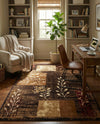 Bistro Lounge Collection Area Rug -  Affogato Rectangle Brown  lifestyle 8