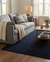 Lana Tasmanian Wool Collection Area Rug - Waitomo Rectangle Navy Blue  lifestyle 15