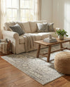 Seville Stripes Collection Area Rug -  Cordoba (Gray) Rectangle Gray  lifestyle 6