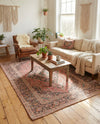 Savannah Threads Collection Area Rug -  Chihuahuan Rectangle Red  lifestyle 13