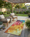 Urban Terrace Collection Area Rug -  Lawn Runner Multi  lifestyle 37