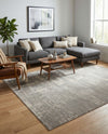 Seville Elegance Collection Area Rug -  Cadiz Rectangle Gray  lifestyle 21