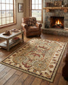 Frontier Trails Collection Area Rug -  Onyx Rectangle Green  lifestyle 48