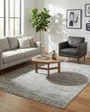 Bloomsbury Elegance Collection Area Rug -  Kensington (Gray) Rectangle Gray  lifestyle 10